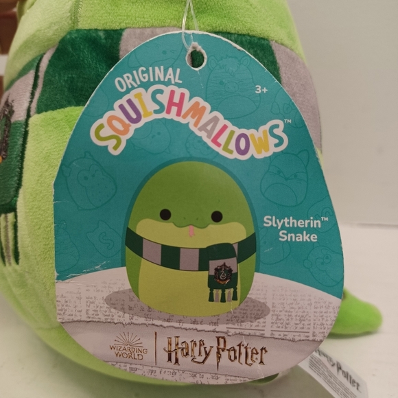 Squishmallows Harry Potter Slytherin Snake Hogwarts 8” New with Tag - Picture 10 of 12